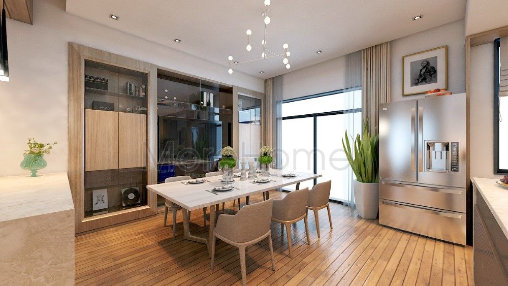 Thiết kế nội thất phòng ăn biệt thự Villa Park Khang Điền